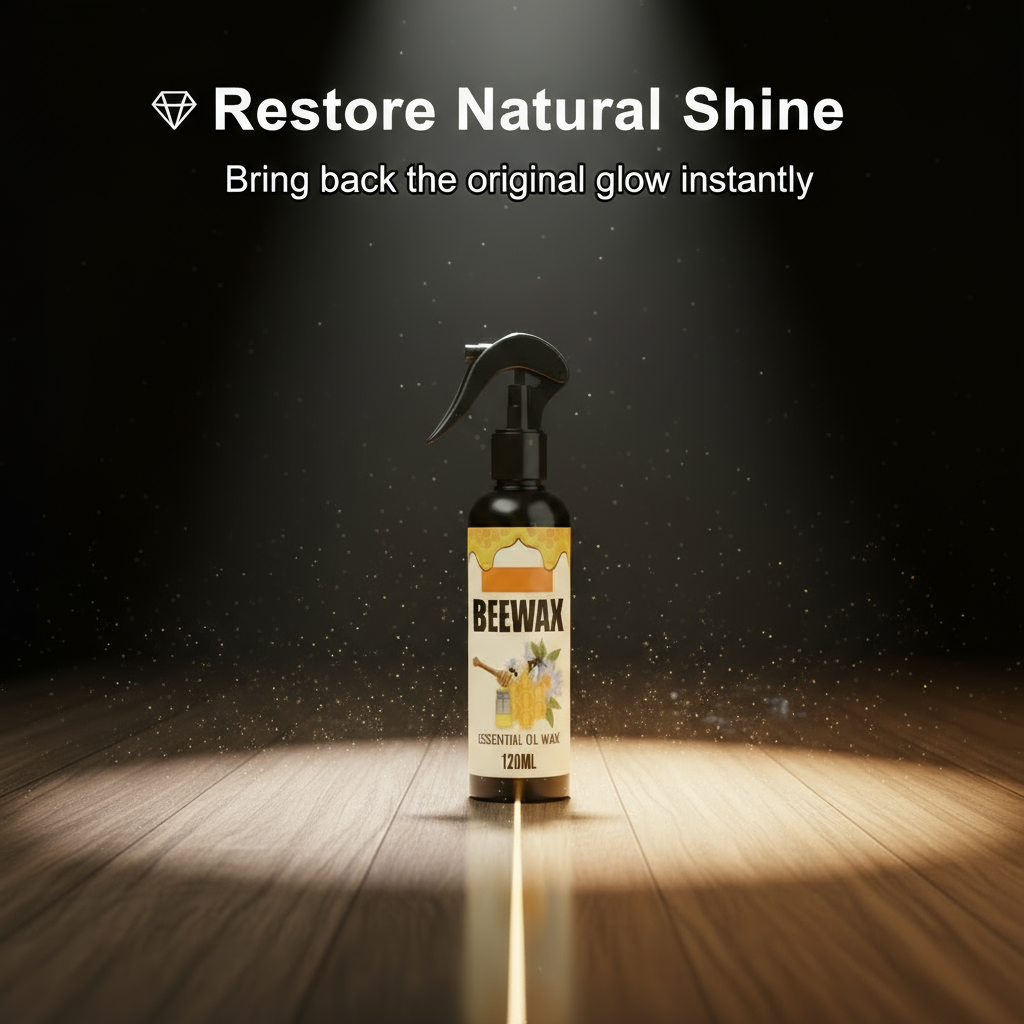 Natural Micro-Molecularized Beeswax Spray, Furniture Polish and Cleaner for Wood (Pack of 2)