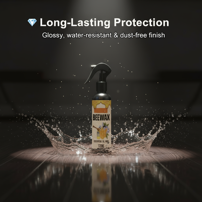 Natural Micro-Molecularized Beeswax Spray, Furniture Polish and Cleaner for Wood (Pack of 2)